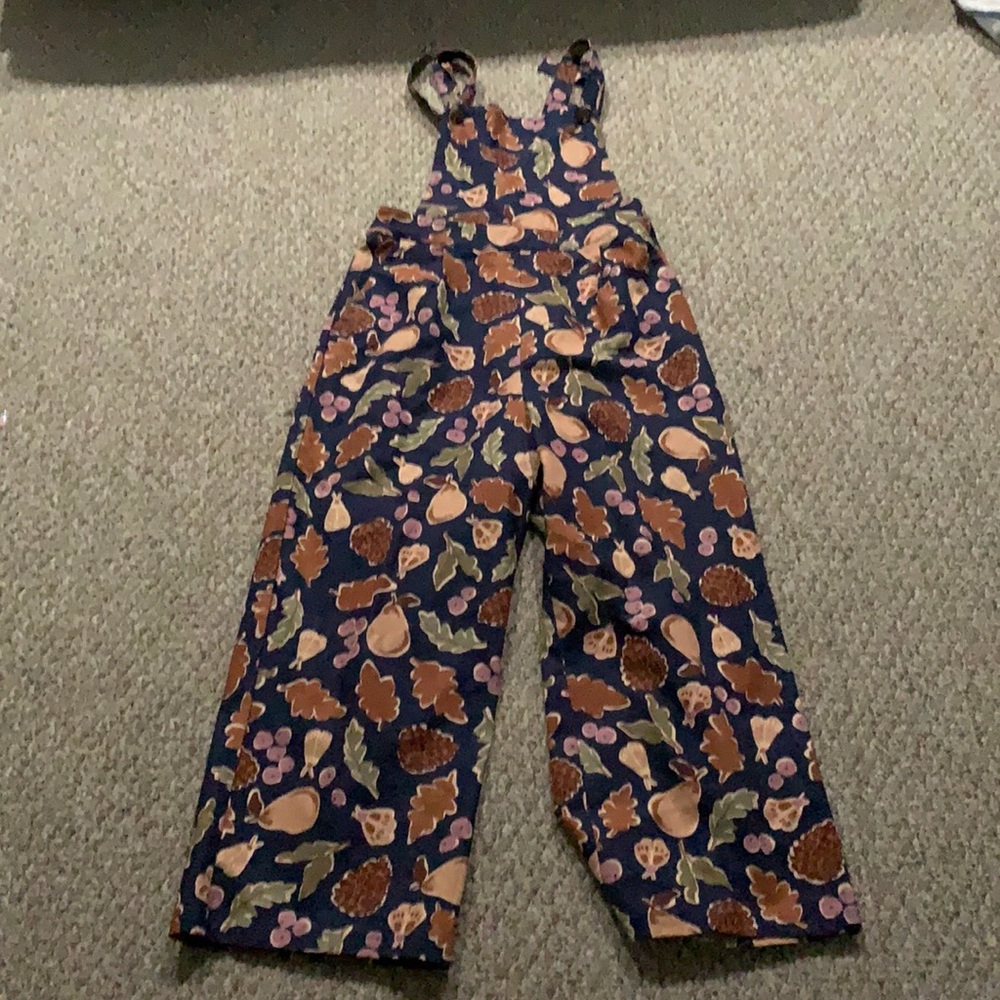 Princess Highway Floral Jumpsuit in Navy and Peach